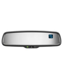 Mito Auto - Gentex Auto-Dim Universal Rearview Mirror with Compass and Temperature (50-GENK20A), Front View