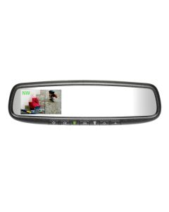 Mito Auto Gentex Auto-Dim Universal Rearview Mirror With RCD, Compass and HomeLink 50-GENK3345S, Main Image