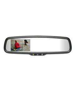 Mito Auto Gentex Auto-Dim Universal Rearview Mirror With RCD, Compass and Temperature 50-GENK3320S