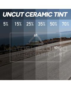 MotoShield Pro Nano Ceramic Window Tint Film 15% Shade 40 Inch x 72 Inch 2mm Thickness, Main Image