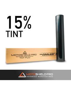 MotoShield Pro Nano Ceramic Window Tint Film 15% Shade 40 Inch x 100 FT Roll 2mm Thickness, Main Image