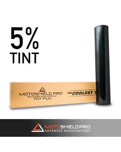 MotoShield Pro Nano Ceramic Window Tint Film 5% Shade 20 Inch x 100 FT Roll 2mm Thickness, Main Image