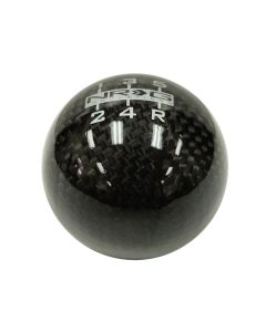 NRG 5 Speed Black Carbon Fiber Ball Style Heavy Weight Universal Shift Knob 480g / 1.1lbs (SK-300BC-W)