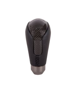 NRG ® - Black Leather with Black Carbon Fiber Evo Style Shift Knob (SK-C1000)