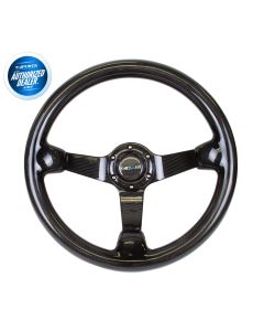 NRG ® - Carbon Fiber Steering Wheel Deep Dish with Carbon Fiber Spokes (ST-036CF)
