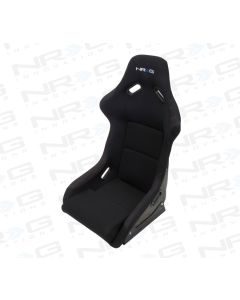NRG® - Black Carbon Fiber Glass Bucket Large Seat with NRG Logo (RSC-300)