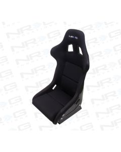 NRG® - Black Medium Carbon Fiber Glass Bucket Seat with NRG Logo (RSC-310)