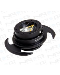 NRG ® - Quick Release Black Body and Black Ring with Handles (SRK-650BK)
