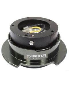 NRG ® - Quick Release Black Body with Black Chrome Ring and 5 Hole (SRK-350BC)