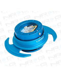 NRG ® - Quick Release Blue Body and Blue Ring with Handles (SRK-650BL)