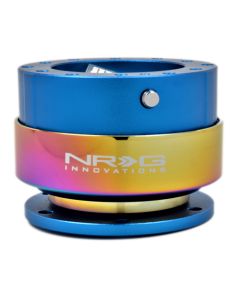 NRG ® - Quick Release Blue Body with Neochrome Ring (SRK-200BL-MC)