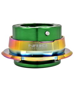 NRG ® - Quick Release Green Body with Diamond Cut Neochrome Ring (SRK-280GN-MC)