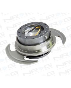 NRG ® - Quick Release Gun Metal Body and Gun Metal Ring with Handles (SRK-650GM)