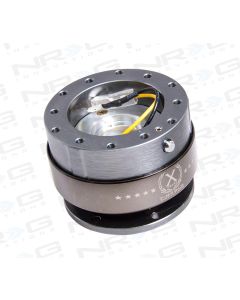 NRG ® - Quick Release Gun Metal Body with Titanium Chrome Ring (SRK-200GM)