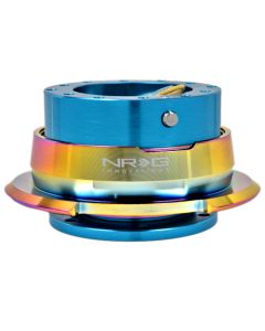 NRG ® - Quick Release New Blue Body with Diamond Cut Neochrome Ring (SRK-280NB-MC)