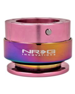 NRG ® - Quick Release Pink Body with Neochrome Ring (SRK-200PK-MC)