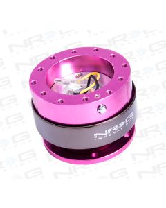 NRG ® - Quick Release Pink Body with Titanium Chrome Ring (SRK-200PK)