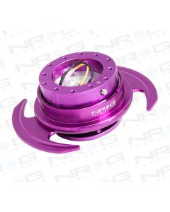 NRG ® - Quick Release Purple Body and Purple Ring with Handles (SRK-650PP)