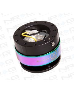 NRG ® - Quick Release Shiny Black Body with Neochrome Ring (SRK-200SBK-MC)