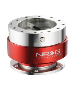 NRG ® - Quick Release Silver Body with Red Ring (SRK-100R)