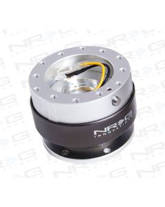 NRG ® - Quick Release Silver Body with Titanium Chrome Ring (SRK-200SL)