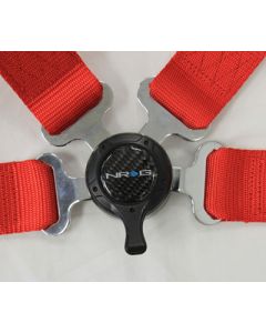 NRG ® - Red 4 Point 2 Inches Cam Lock Seat Belt Harness (SBH-4PCRD)