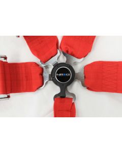 NRG ® - Red 6 Point 3 Inches Cam Lock Seat Belt Harness (SBH-6PCRD)