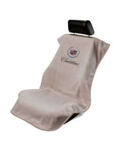 Seat Armour Black Towel Seat Covers with Cadillac Crest and Script (SA100CADB), Item Image