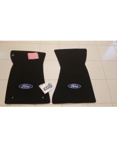 Lloyd Mats ® - Velourtex Black 3PC Floor Mats For Ford Fairland with Ford Oval Applique, Main