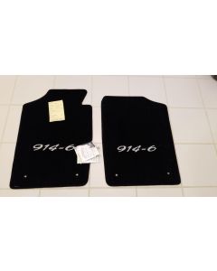 Lloyd Mats Ultimat Black Front Floor Mats For Porsche 914-6, Main