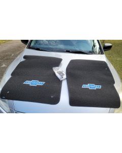 Lloyd Mats Classic Loop Black Front Floor Mats For Chevrolet C30 Pickup, Logo