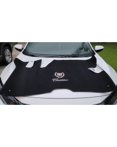 Lloyd Mats Velourtex Black Front Floor Mats For Cadillac, Logo