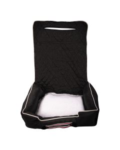 Seat Armour ® - Black PetBed2GO 2 in 1 Pet Bed Cushion And Waterproof Car Seat Protector (PET2G100B)