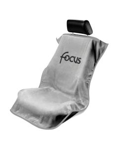 Seat Armour Grey Towel Seat Cover with Focus Logo - Front-Right View