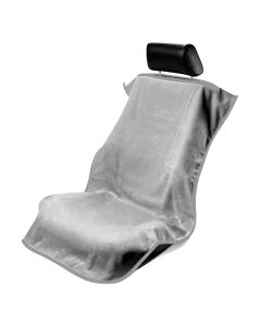 Seat Armour Grey Towel Seat Cover without Logo, Front-Right View