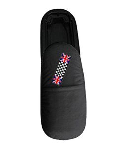 Seat Armour Konsole Armour Black Console Cover for Mini Cooper, Top View