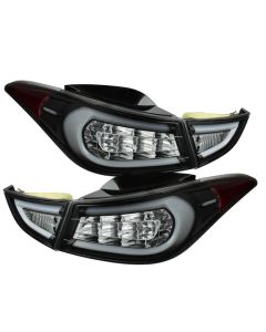 Spyder Auto ® - Black Light Bar LED Tail Lights (5072788)