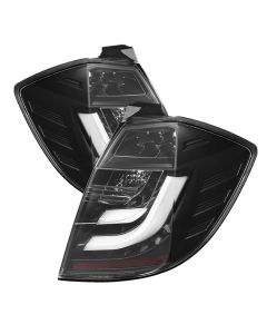 Spyder Auto ® - Black Light Bar Style LED Tail Lights (5076434)