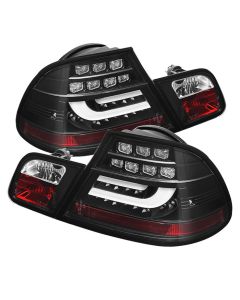 Spyder Auto ® - Black Light Bar Style LED Tail Lights (5076564)
