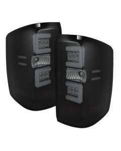 Spyder Auto ® - Black Smoke Light Bar LED Tail Lights (5079992)