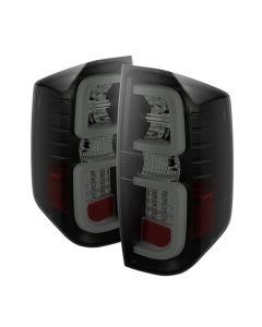 Spyder Auto ® - Black Smoke Light Bar LED Tail Lights (5080202)