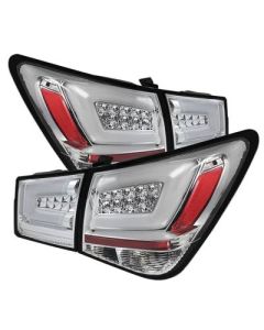 Spyder Auto ® - Chrome Light Bar LED Tail Lights (5076601)