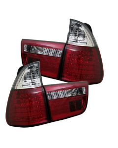 Spyder Auto ® - Red Clear 4PCS LED Tail Lights (5000804)