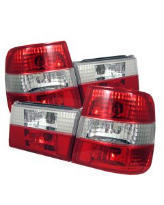 Spyder Auto ® - Red Clear Euro Style Tail Lights (5000491)