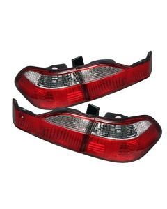 Spyder Auto ® - Red Clear Euro Style Tail Lights (5004352)