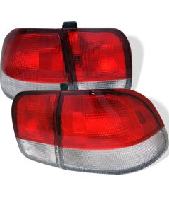 Spyder Auto ® - Red Clear Euro Style Tail Lights (5005052)