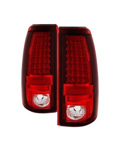 Spyder Auto ® - Red Clear LED Tail Lights (5002068)