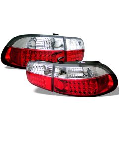 Spyder Auto ® - Red Clear LED Tail Lights (5004642)