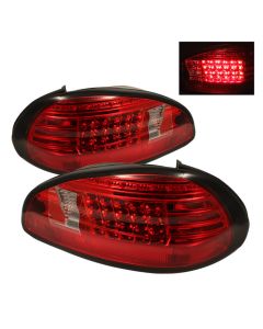 Spyder Auto ® - Red Clear LED Tail Lights (5007162)