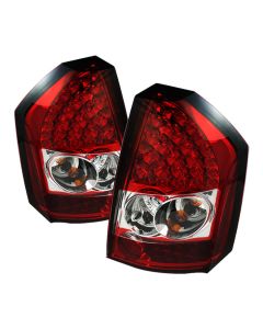 Spyder Auto ® - Red Clear LED Tail Lights (5034397)